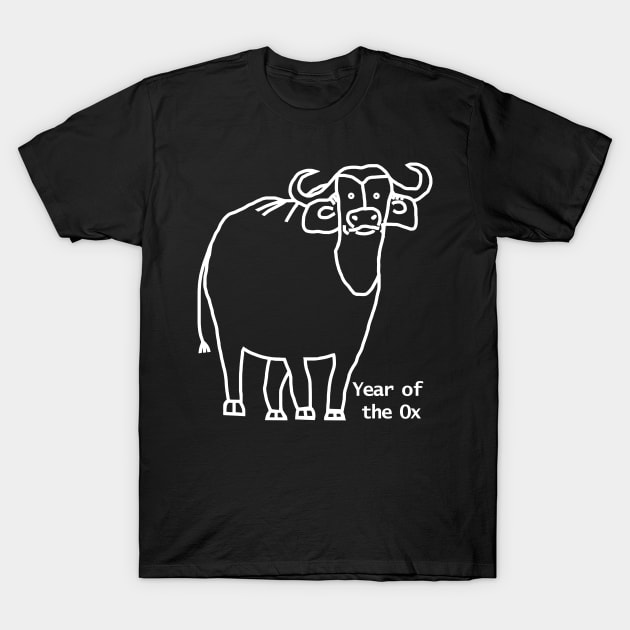 Year of the Ox Ghost T-Shirt by ellenhenryart